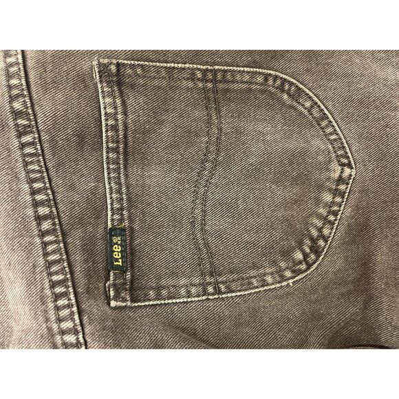 VTG 1990s Lee Jeans Mens 32x30 (31x31 Actual) Leather Patch Brown Made in Canada - Picture 16 of 16